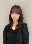 "ワンカールでかわいい！"ミディアムレイヤー