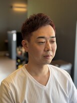 アオヤマ(AOYAMA) ベリーショート アップバング 赤系カラー
