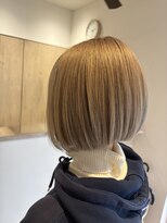 アズールサン 草加西口店(azule-sun)&nbsp;ダブルカラー,ミルクティーベージュ,ショートボブ【草加】