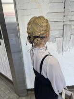 リプル(ripple) 編み込みツイン