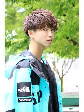 ネイビー(NAVY) ネープレス無造作マッシュショート☆好感度◎くせ毛風パーマ