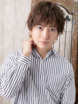 グルーミングサロン バーバー キャッスル 北浦和西口(Grooming salon Barber Castle) ニュアンスパーマでセクシー★かき上げヘアE