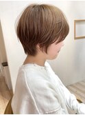 【morio成増/米村】マッシュショート/ベージュ/カラー