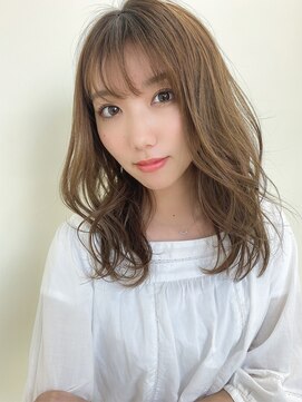 フェンテ(Fuente) 無造作カール×ミディ