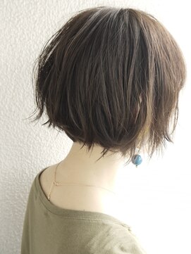 モリオフロムロンドン 松戸店(Morio from London) 【松戸　ムラマツ】カーキグレーボブ大人かわいいマッシュ