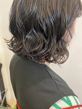 ジュエ ヘアー デザイン(Jue hair design) スタイリング楽ちんコテ巻き風パーマ