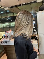 ラフ(LAFF)&nbsp;#黒髪#ボブルフ#ネビージュ#小顔#ワンレン