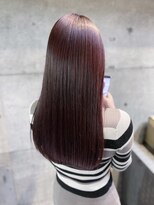 グランアージュ 池袋東口店(grandage)&nbsp;髪質改善/ツヤ艶/大人可愛い/Aラインロング/カシスピンク/池袋