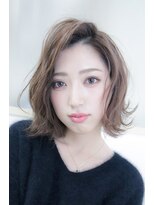 ミディアム小顔外ハネ20代30代40代50代【銀座/銀座駅】