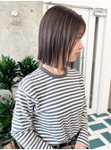 切りっぱなしボブ