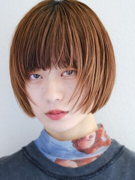 ミンクス渋谷スマートサロン(MINX shibuya smart salon) イメチェンヘアスタイル ハッシュカット フルバング 似合わせ