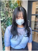 髪質改善/ブルーブラック/暗髪/艶髪/似合わせ
