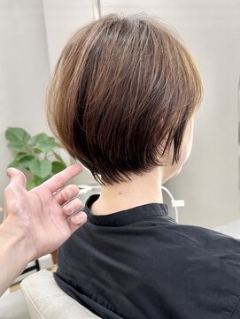 アイドットプラスサッポロ 札幌(i.+SAPPORO) ショートボブつや髪白髪ぼかし髪質改善顔まわりイメチェン