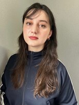 カゼ ダイカンヤマ Kaze DAIKANYAMA&nbsp;くせ毛風ロング/シースルーバング/ニュアンスパーマ