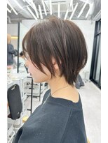 ビューナゴヤ 名駅(VIEW NAGOYA)&nbsp;黒髪カタログ/ボブルフ/小顔に見せるヘア/ワンレン