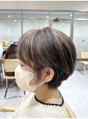 白髪ぼかしハイライト×ショート　【戸塚/戸塚駅】