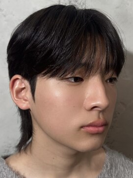 ノラ ヘアーサロン(NORA HAIR SALON) 韓国シースルーマッシュカルマパーマダウンパーマ黒髪マッシュ