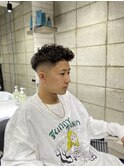 ジェットモヒカンパーマスタイル <理容室>