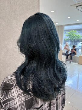 アッシュ 高幡不動店(Ash) 韓国ヘアケアブリーチカラーブルーブラック