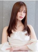 韓国ワンカールレイヤーカット/顔周りカット/髪質改善/表参道