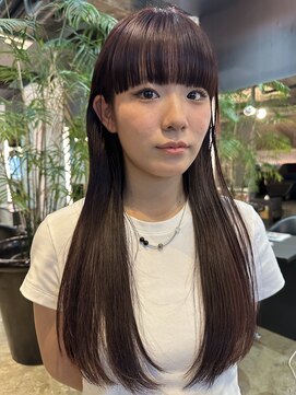 カオス(CHAOS) ワイドバングほんのりローズ