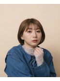 大人可愛いショートボブ