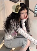 スパイラルパーマ/レイヤーカット/シアーカラー/渋谷/原宿