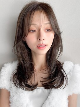 リヤン 表参道(lyann) くせ毛風カールデザインカラー結べるボブうるツヤ美髪前髪