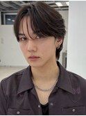 メンズショート 韓国へア 前髪 ウルフカット メンズカット 20代