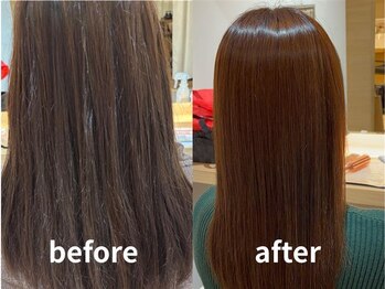 レイ みらい平店(Ray)の写真/【CLALA髪質改善】繰り返しのカラーやパーマで傷んだ髪も芯から補修！髪質改善Trでダメージ毛も艶々に♪