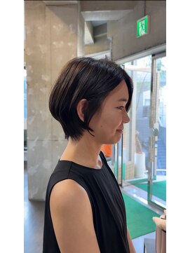 ロビー 表参道(ROBBY) 丸みショートボブ/骨格矯正カット/アッシュブラウン