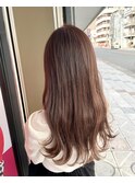 光に透ける上品ブラウンカラー♪