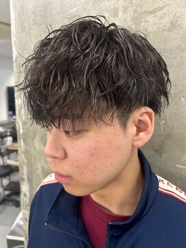 メンズサロン キング 心斎橋店(Men’s salon K!ng) メンズカット/ブリーチ/ニュアンスパーマ/メンズハイライト/眉毛