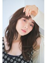 little 光の森【11/28 NEW OPEN(予定)】 大人かわいい20代30代40代ミディアムレイヤー小顔魅せ前髪カット