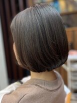 クオリス 上板橋店(QUALIS)&nbsp;冬のこなれ感ボブ◎平行×内巻きレイヤー大人カジュアルツヤ感