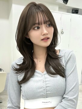 アイトーキョーエス 渋谷(AI TOKYO S) 韓国レイヤー/ハッシュカット/オリーブグレージュ/渋谷