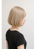 miiミニボブシフォンベージュ[岡崎/稲熊/ブリーチ]
