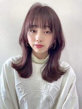 レイラバイアフロート 吉祥寺(Lila by afloat) 【くびれヘア×ピンクブラウン】