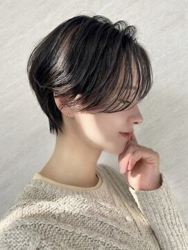 POCKET郡山安積店 ショートカットレイヤーカット髪質改善縮毛矯正【4月1日OPEN予定】 イメチェン/ピンクベージュ/アンブレラカラー/前髪/郡山安積4