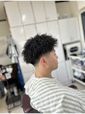 ピンツイスト×テーパーフェード