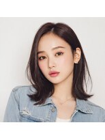 ヘアアンドメイク 心座(hair&make)&nbsp;大人くびれミディ×韓国風レイヤー