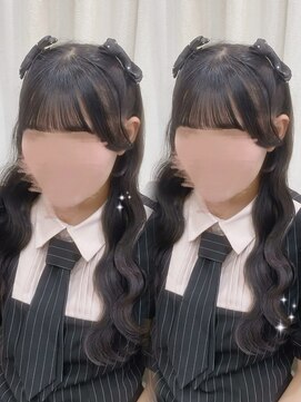 ヘアセットアリエス(aries) ハーフツイン