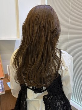 ヘアーアイスカルテット(HAIR ICI QUARTET) 夏カラー！ブリーチなしカラーで透けるオリーブカラー小顔ヘア