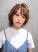 【GEEKS渋谷】ひし形レイヤーボブ/くびれミディ/夏カラー/ウルフ