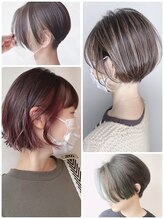 【ショートヘア×デザインカラー】独自の骨格矯正カットと圧倒的なカラーテクニックでハイセンスなヘアに☆