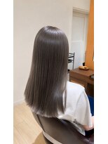 お～るうぇいず(always)&nbsp;ケアブリーチ大人可愛いレイヤーロングダークシルバー20代30代