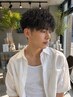 【初めてのメンズのお客様はコチラ】カット＋ツイストスパイラルパーマ￥9850