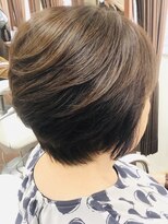 ヘアメイク ポルテ(HAIR MAKE PORTE)&nbsp;上品ブラウンショートボブ