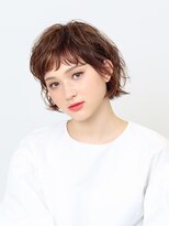 ピークアブー アヴェダ アトレ恵比寿(PEEK-A-BOO AVEDA)&nbsp;【ミニボブ】斜めバングボルドーグリーンのクラシカルボブ　渡邉