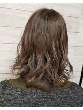 クレア(CREA) ブリーチなし!グレージュブリーチなしのダブルカラー